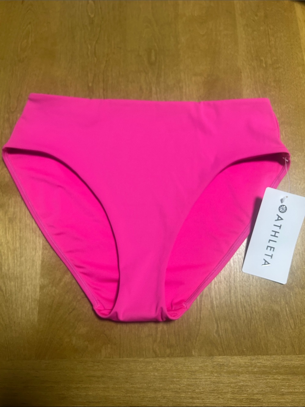 Athleta One-Shoulder Bikini Bottom - Hot Pink